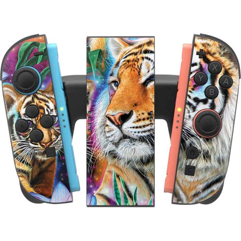 Daydream Galaxy Tigers by Sheena Pike Nintendo Switch 2 (2025) Joy-Con Controller Skin