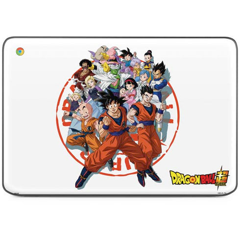 Dragon Ball Super Group HP Chromebook Skin