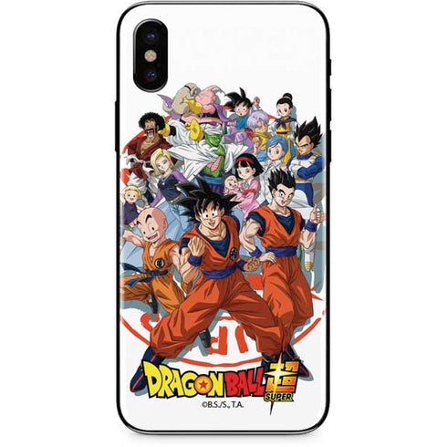 Dragon Ball Super Group iPhone X Skin