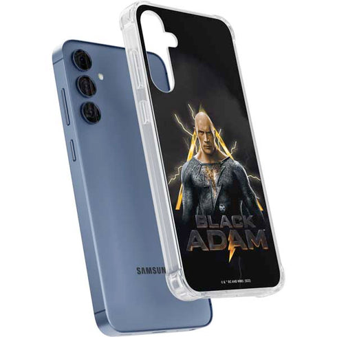 DC Comics Black Adam Movie Art Charcater Galaxy A35 5G Clear Case