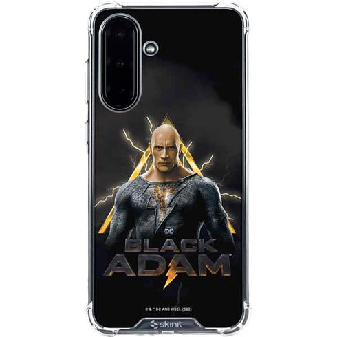 DC Comics Black Adam Movie Art Charcater Galaxy A36 5G Clear Case