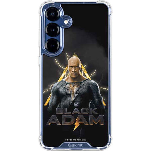 DC Comics Black Adam Movie Art Charcater Galaxy S25 Plus Clear Case
