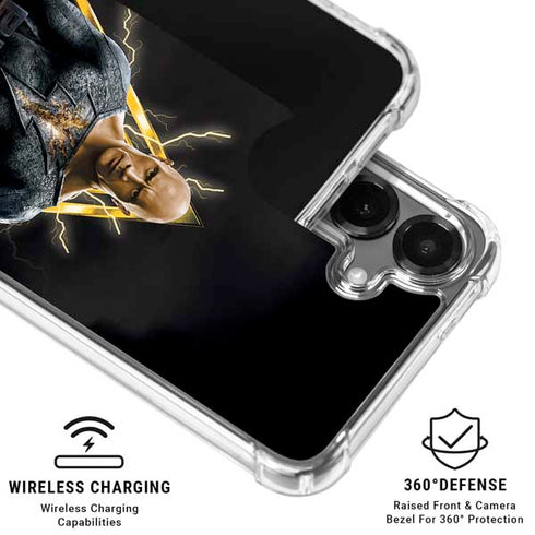 DC Comics Black Adam Movie Art Charcater Galaxy S26 Plus Clear Case