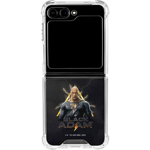 DC Comics Black Adam Movie Art Charcater Galaxy Z Flip6 Clear Case