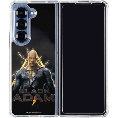 DC Comics Black Adam Movie Art Charcater Galaxy Z Fold6 Clear Case