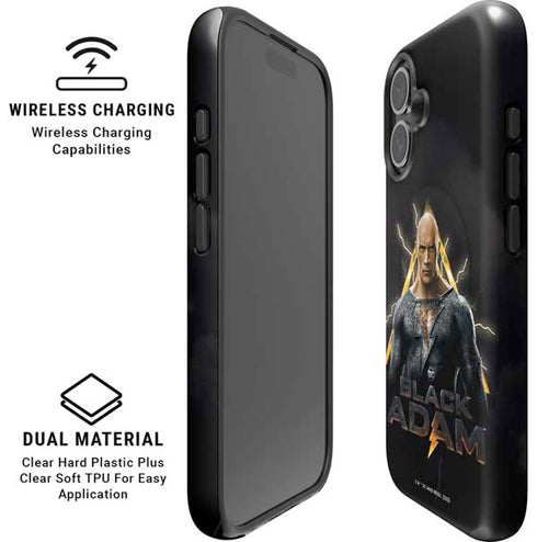 DC Comics Black Adam Movie Art Charcater iPhone 16 Magsafe Impact Case