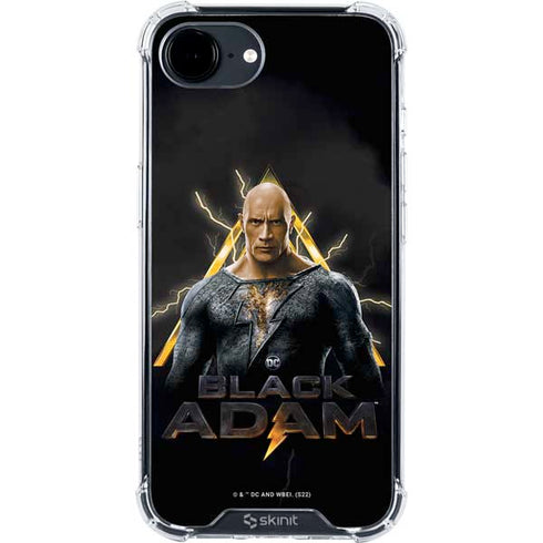 DC Comics Black Adam Movie Art Charcater iPhone 16e Clear Case