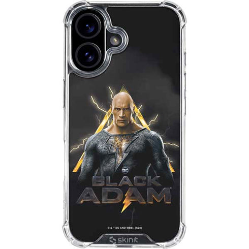 DC Comics Black Adam Movie Art Charcater iPhone 17 Clear Case