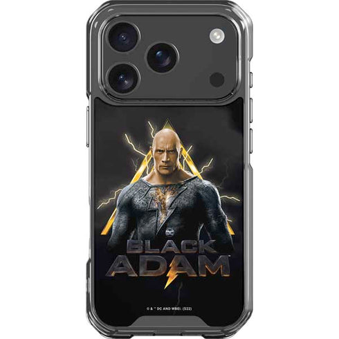 DC Comics Black Adam Movie Art Charcater iPhone 18 Pro Clear Case