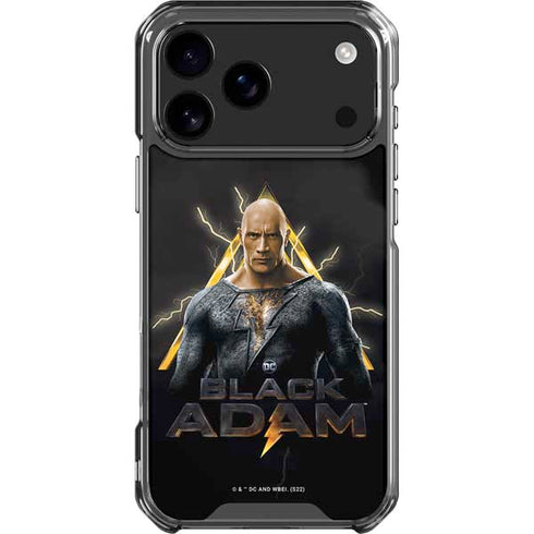 DC Comics Black Adam Movie Art Charcater iPhone 18 Pro Max Clear Case