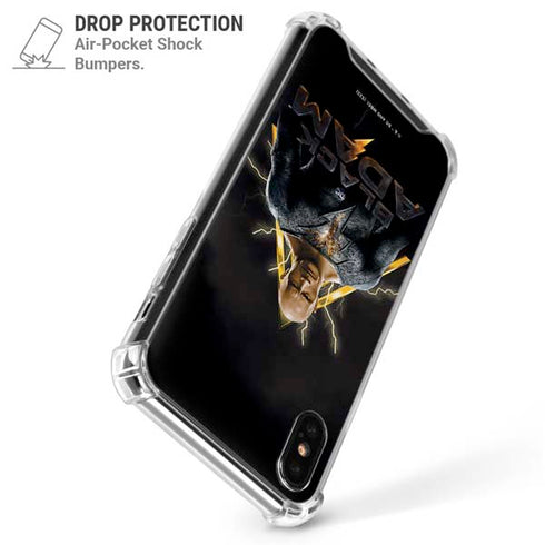 DC Comics Black Adam Movie Art Charcater iPhone X/XS Clear Case