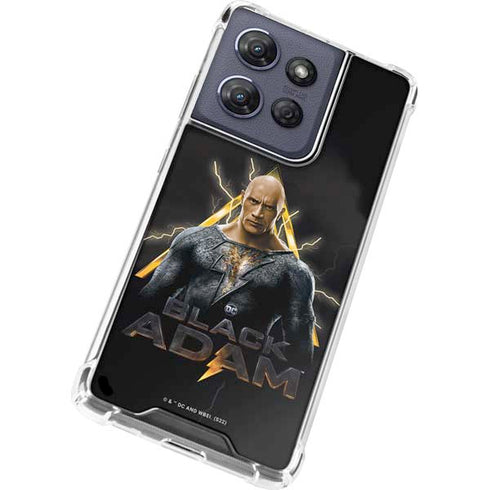 DC Comics Black Adam Movie Art Charcater Moto G 5G (2025) Clear Case