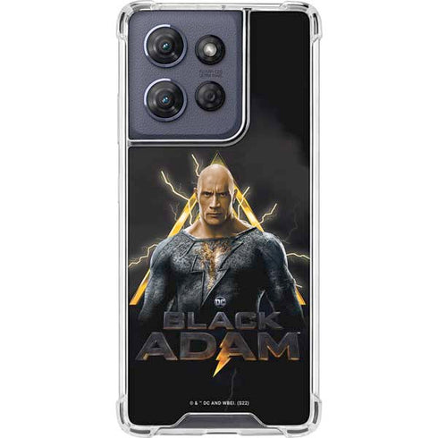 DC Comics Black Adam Movie Art Charcater Moto G Play 5G (2025) Clear Case