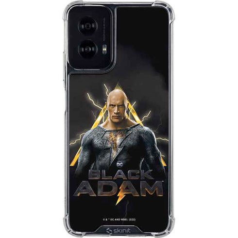 DC Comics Black Adam Movie Art Charcater Moto G Power 5G (2024) Clear Case