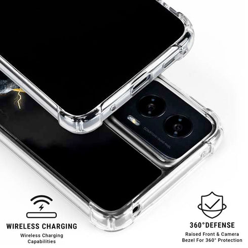 DC Comics Black Adam Movie Art Charcater Moto G Power 5G (2024) Clear Case