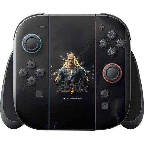 DC Comics Black Adam Movie Art Charcater Nintendo Switch 2 (2025) with Joy-Con Skin