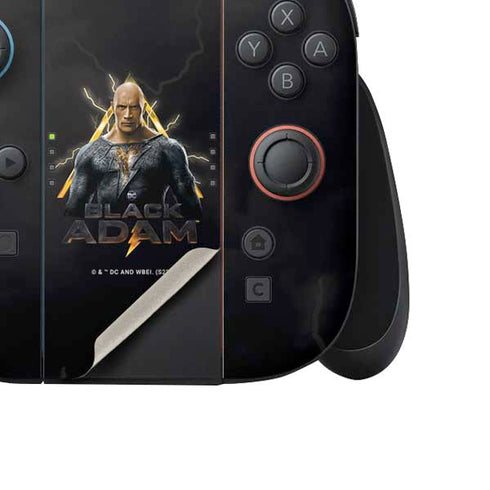 DC Comics Black Adam Movie Art Charcater Nintendo Switch 2 (2025) Joy-Con Controller Skin
