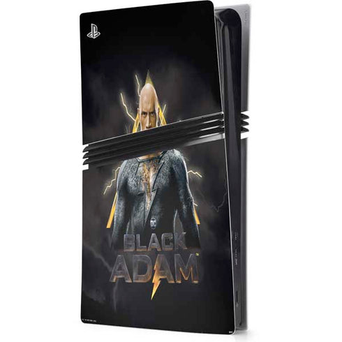 DC Comics Black Adam Movie Art Charcater PS5 Pro Console Skin