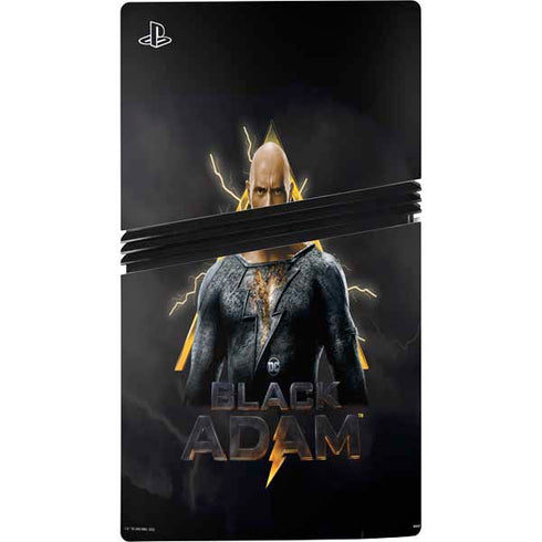 DC Comics Black Adam Movie Art Charcater PS5 Pro Console Skin