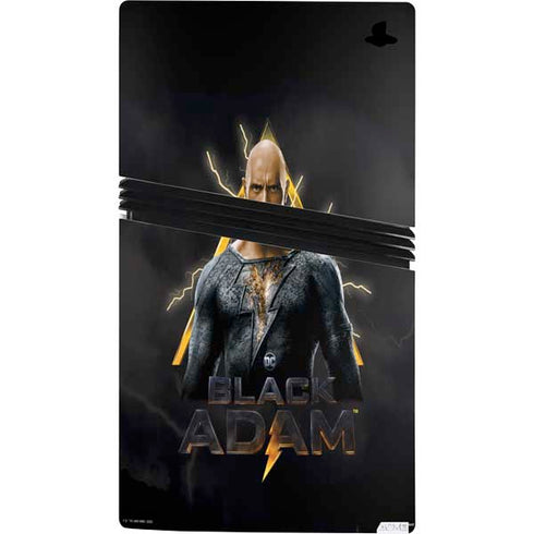 DC Comics Black Adam Movie Art Charcater PS5 Pro Console Skin