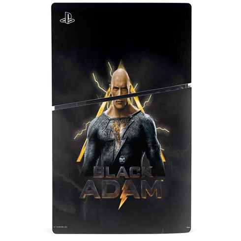 DC Comics Black Adam Movie Art Charcater PS5 Slim Digital Edition Console Skin