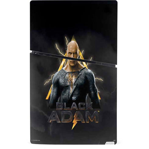 DC Comics Black Adam Movie Art Charcater PS5 Slim Digital Edition Console Skin