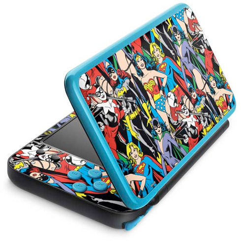 DC Comics Wonder Woman DC Bombshells Characters Pattern Nintendo Skins