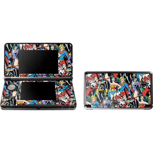 DC Comics Wonder Woman DC Bombshells Characters Pattern Nintendo Skins