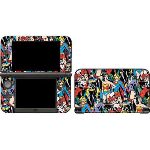 DC Comics Wonder Woman DC Bombshells Characters Pattern Nintendo Skins