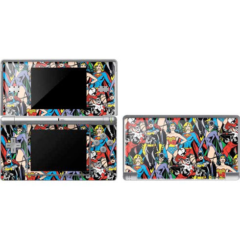 DC Comics Wonder Woman DC Bombshells Characters Pattern DS Lite Skin
