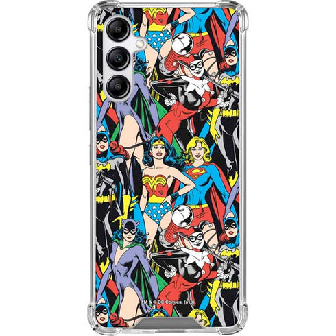 DC Comics Wonder Woman DC Bombshells Characters Pattern Gabb Phone 4 Clear Case