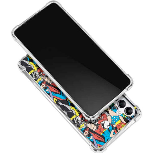 DC Comics Wonder Woman DC Bombshells Characters Pattern Gabb Phone 4 Clear Case