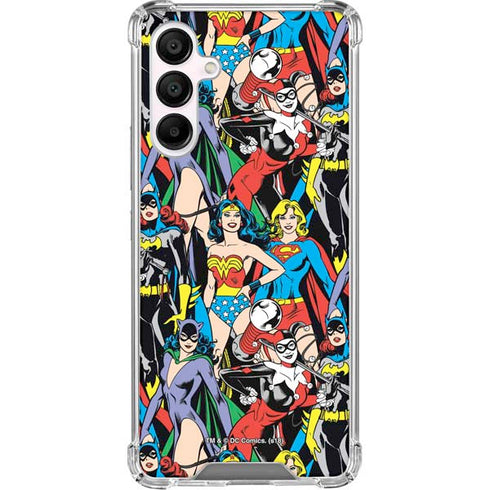 DC Comics Wonder Woman DC Bombshells Characters Pattern Galaxy A16 5G Clear Case
