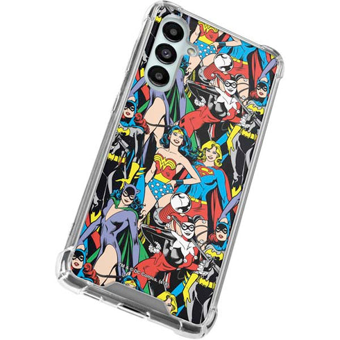 DC Comics Wonder Woman DC Bombshells Characters Pattern Galaxy A16 5G Clear Case