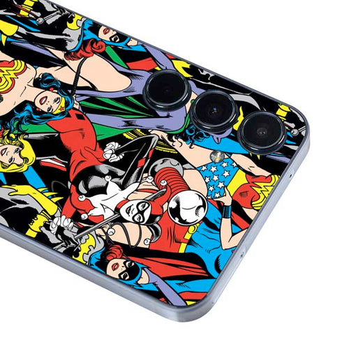 DC Comics Wonder Woman DC Bombshells Characters Pattern Galaxy A35 5G Skin