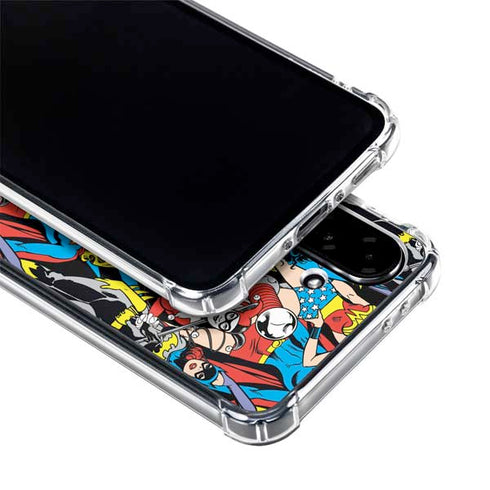 DC Comics Wonder Woman DC Bombshells Characters Pattern Galaxy A36 5G Clear Case