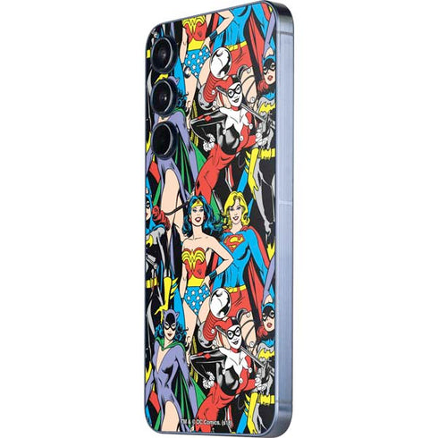 DC Comics Wonder Woman DC Bombshells Characters Pattern Galaxy A55 5G Skin