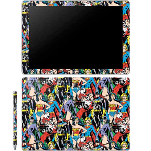 DC Comics Wonder Woman DC Bombshells Characters Pattern Galaxy Book 12in Skin