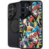 DC Comics Wonder Woman DC Bombshells Characters Pattern Galaxy S25 Kickstand Case