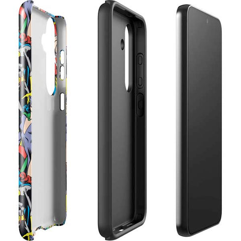 DC Comics Wonder Woman DC Bombshells Characters Pattern Galaxy S25 Plus Impact Case