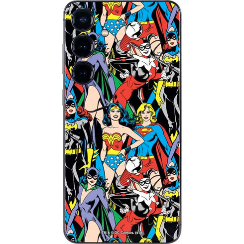 DC Comics Wonder Woman DC Bombshells Characters Pattern Galaxy S25 Skin