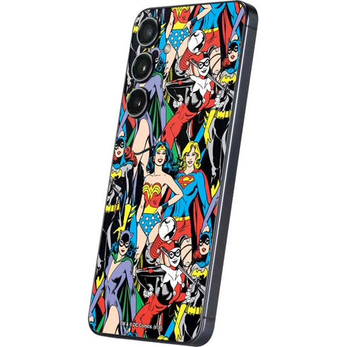DC Comics Wonder Woman DC Bombshells Characters Pattern Galaxy S24 Skin