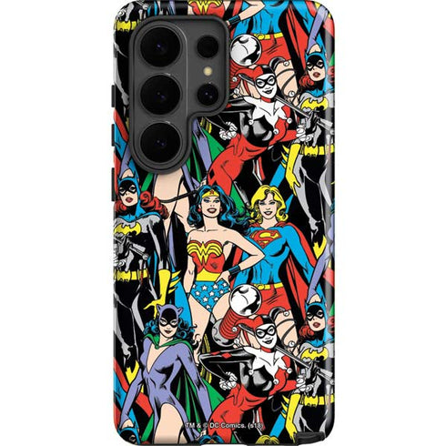 DC Comics Wonder Woman DC Bombshells Characters Pattern Galaxy S26 Ultra Impact Case