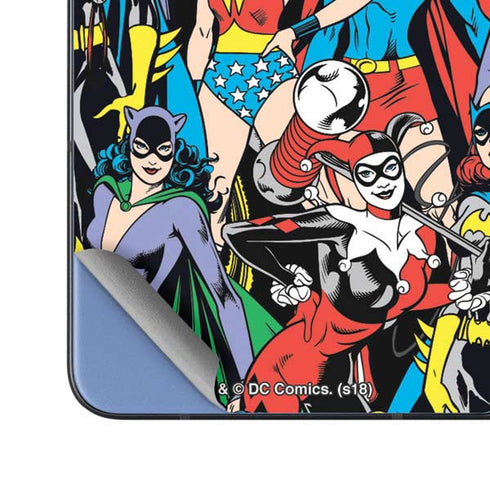DC Comics Wonder Woman DC Bombshells Characters Pattern Galaxy Z Fold5 5G Skin