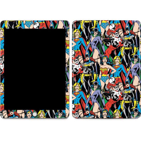 DC Comics Wonder Woman DC Bombshells Characters Pattern Apple iPad Skin