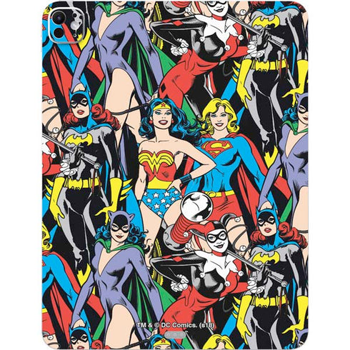 DC Comics Wonder Woman DC Bombshells Characters Pattern iPad Pro 13in M4 (2024) Skin