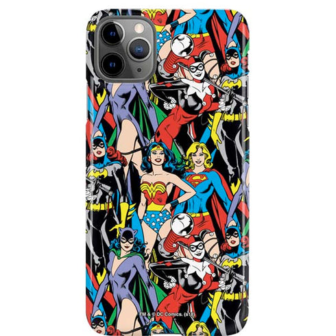 DC Comics Wonder Woman DC Bombshells Characters Pattern iPhone Cases
