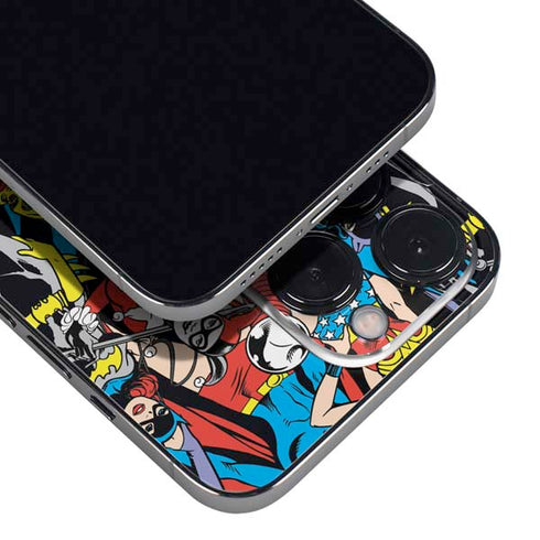 DC Comics Wonder Woman DC Bombshells Characters Pattern iPhone 15 Pro Max Skin