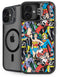 DC Comics Wonder Woman DC Bombshells Characters Pattern iPhone 16 Kickstand Case
