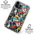 DC Comics Wonder Woman DC Bombshells Characters Pattern iPhone 16 Pro Clear Case